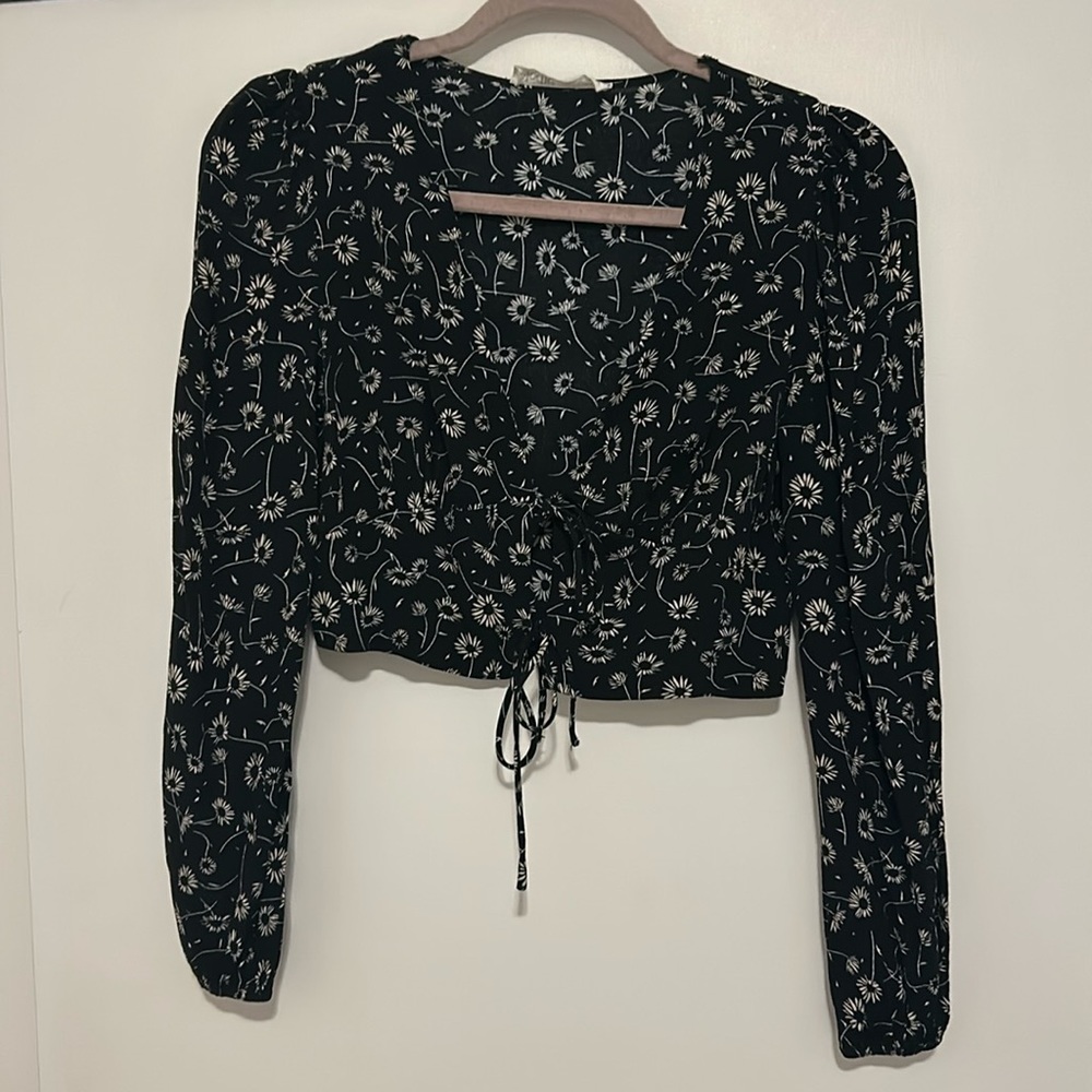 Elodie Crop Top with Front Ties